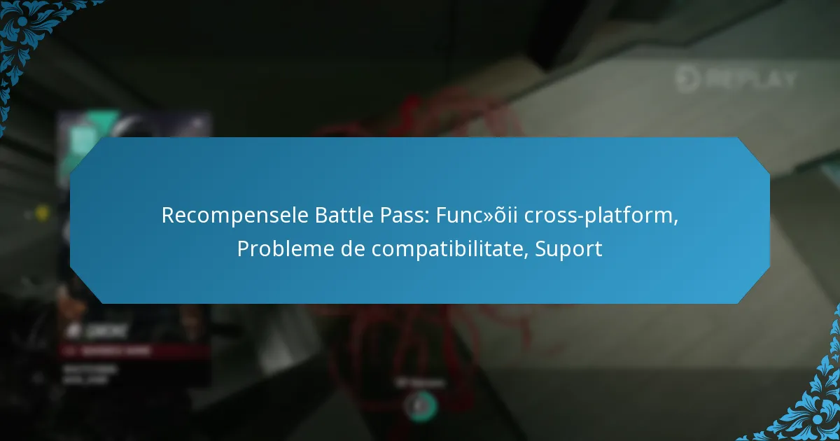 Recompensele Battle Pass: Funcții cross-platform, Probleme de compatibilitate, Suport