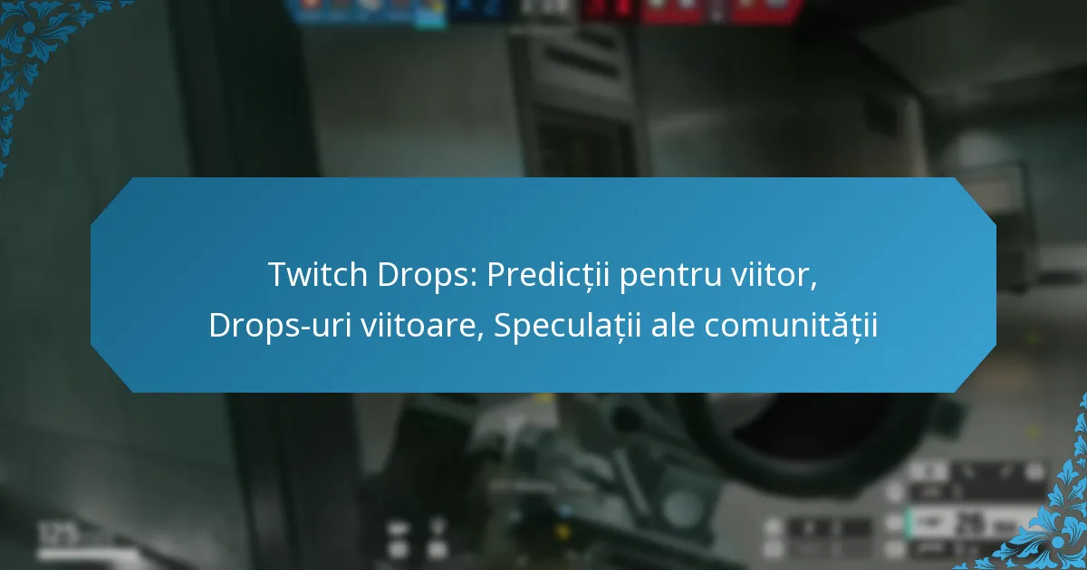 Twitch Drops: Predicții pentru viitor, Drops-uri viitoare, Speculații ale comunității