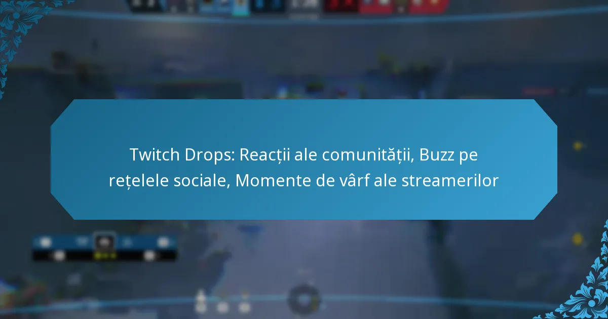Twitch Drops: Reacții ale comunității, Buzz pe rețelele sociale, Momente de vârf ale streamerilor